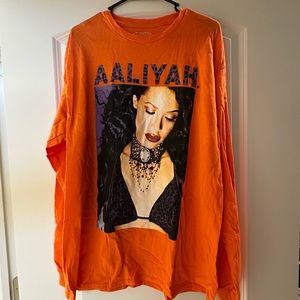 Long Sleeve Aaliyah shirt | tall, Large | 100% cotton